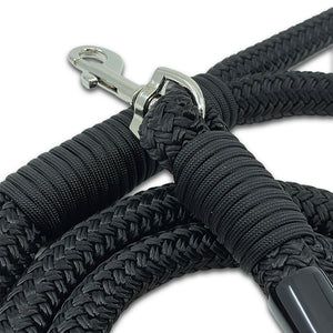 Black Marine Grade Nylon Dog Leash - 5 Feet