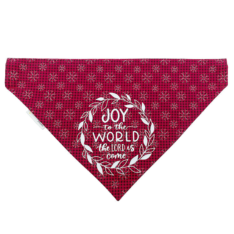 Joy of The World Slip-on Cotton Dog Bandana