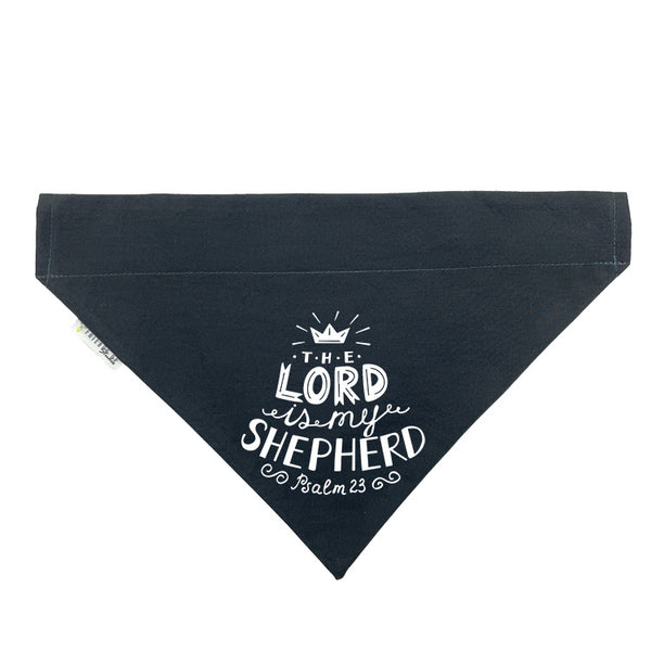 The Lord is My Shepherd Slip-on Christian Dog Bandana, Cotton