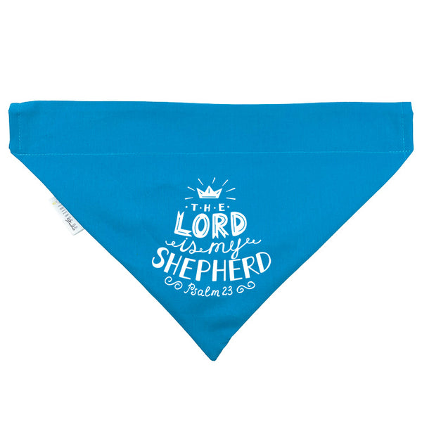 The Lord is My Shepherd Slip-on Christian Dog Bandana, Cotton